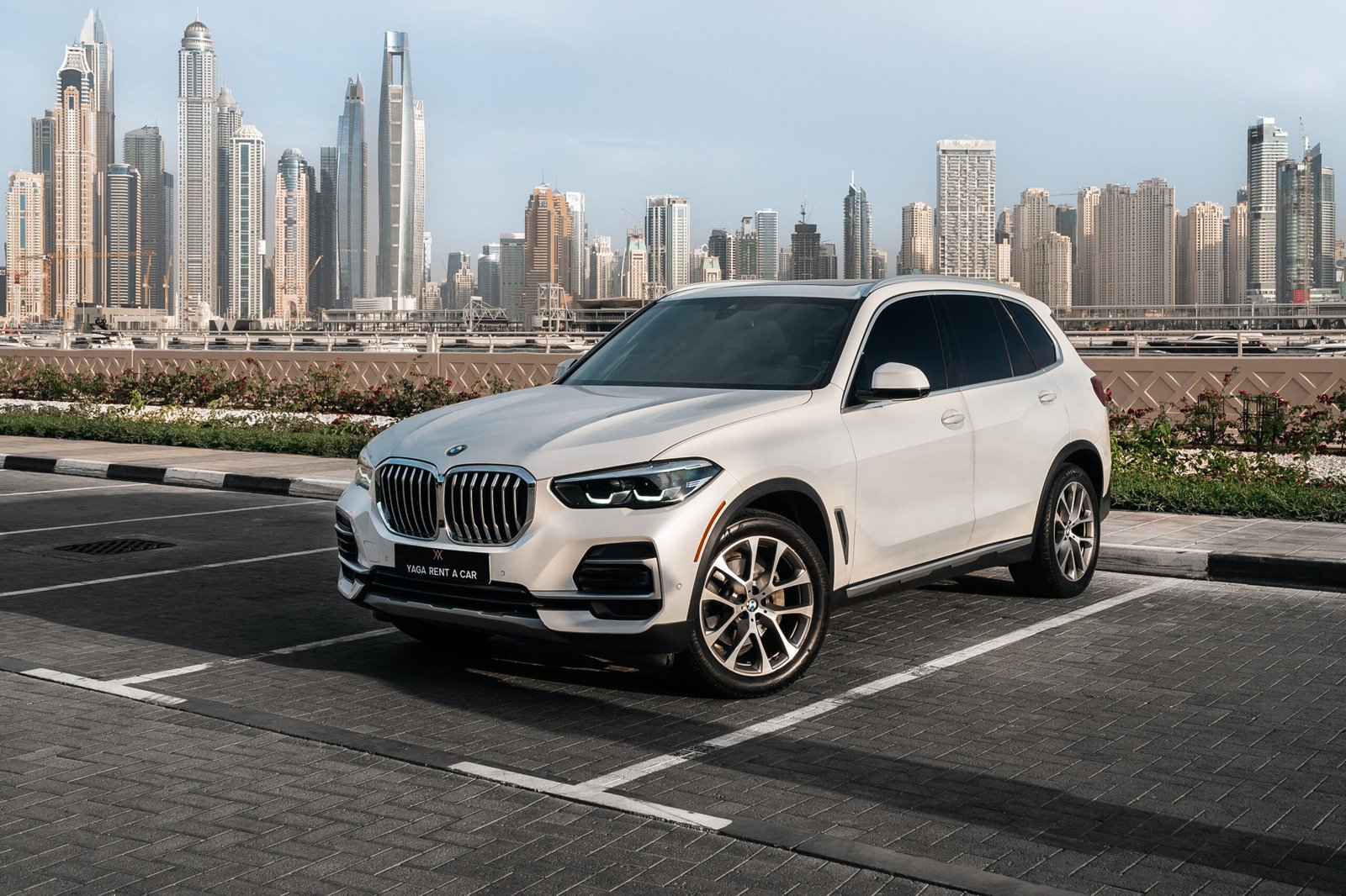 Affordable BMW X5 xDrive 40i rental for leisure drive